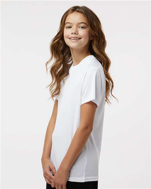 White Youth Islander Performance T-Shirt - 208Y