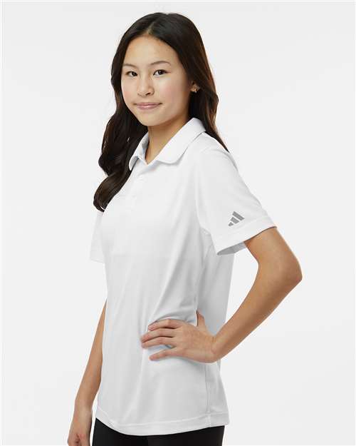 White Youth Performance Polo - A4000