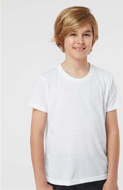 White Youth Poly-Rich T-Shirt - 265