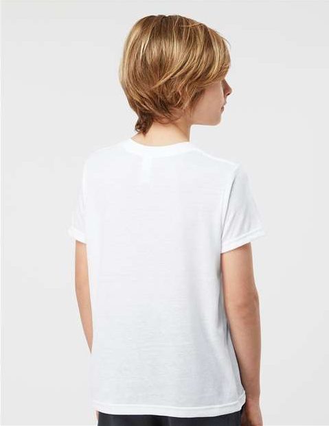 White Youth Poly-Rich T-Shirt - 265