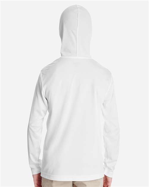 White Youth Zone Performance Hooded T-Shirt - TT41Y
