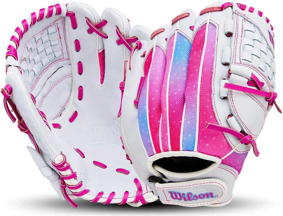 Wilson A440 Flash 11.50’’ Youth Fastpitch Glove Wbw103985 - White Flamingo - Pink / Right