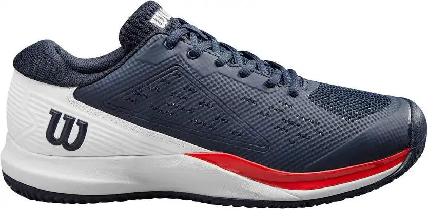 Wilson Rush Pro Ace Men’s Tennis Shoes - Navy Blazer White Red