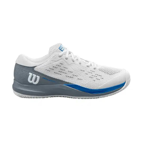 Wilson Rush Pro Ace Pickler Men’s Shoes - White Stormy Weather Classic Blue - 12.5