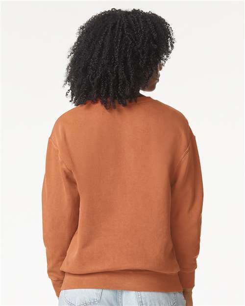Yam Garment-Dyed Lightweight Fleece Crewneck Sweatshirt - 1466