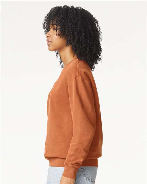 Yam Garment-Dyed Lightweight Fleece Crewneck Sweatshirt - 1466