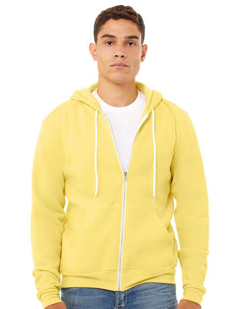 Yellow Sponge Fleece Full-Zip Hoodie - 3739