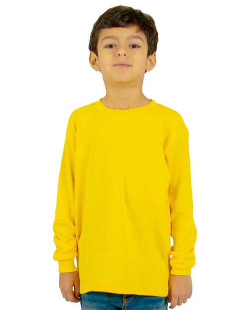 Yellow Youth Thermal T-Shirt - SHTHRMY