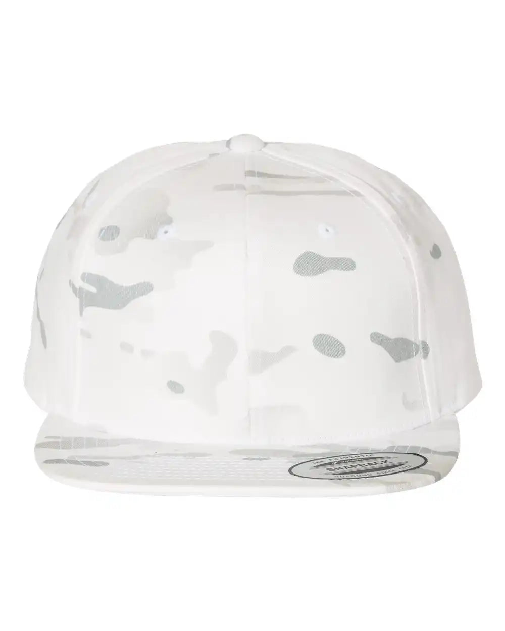 Yp Classics 6089m Premium Flat Bill Snapback Cap - Multicam Alpine - Adjustable