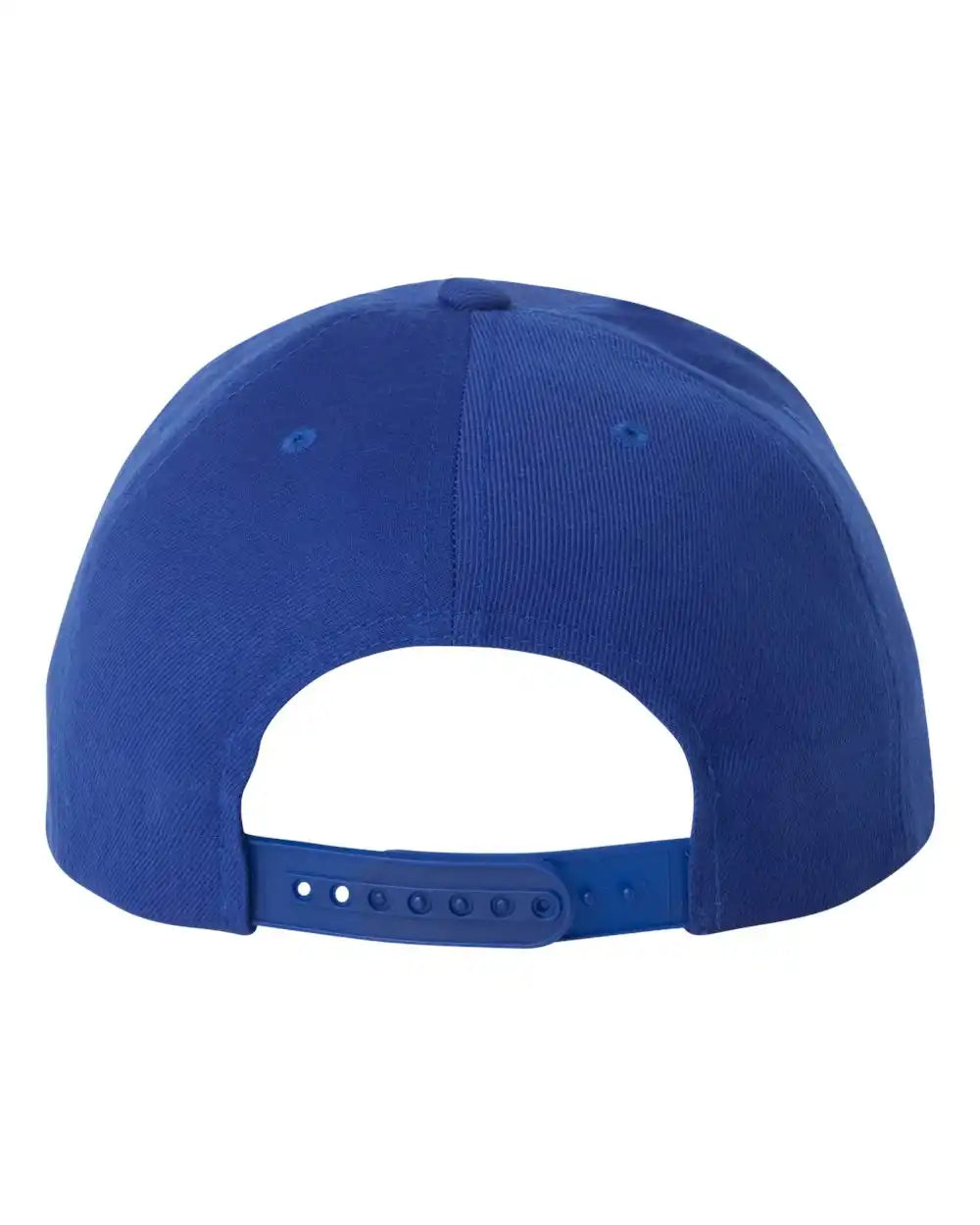 Yp Classics 6089m Premium Flat Bill Snapback Cap - Royal Blue - Adjustable