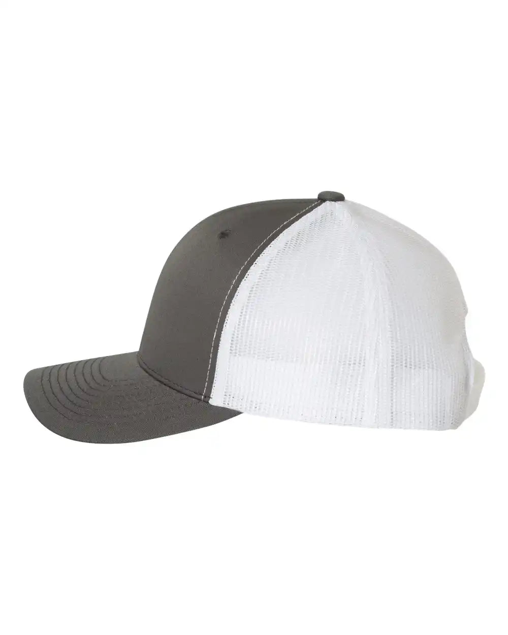 Yp Classics 6606 Retro Trucker Cap - Charcoal White - Charcoal/ / Adjustable
