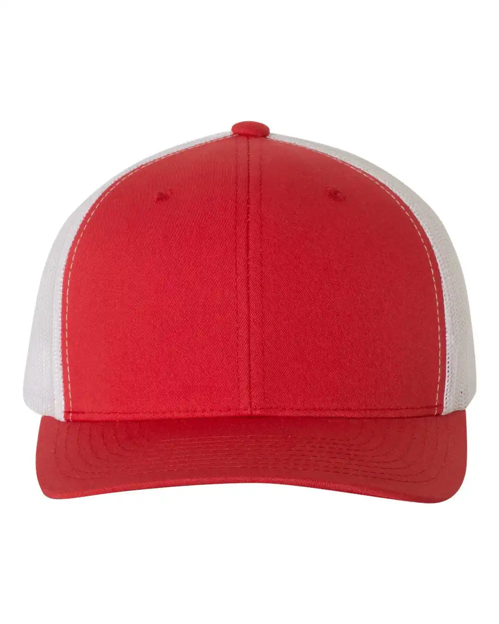 Yp Classics 6606 Retro Trucker Cap - Red White - Red/ / Adjustable
