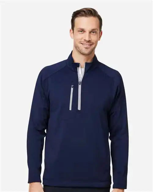 Zero Restriction L330 Quarter-zip Pullover - Navy Metallic Silver