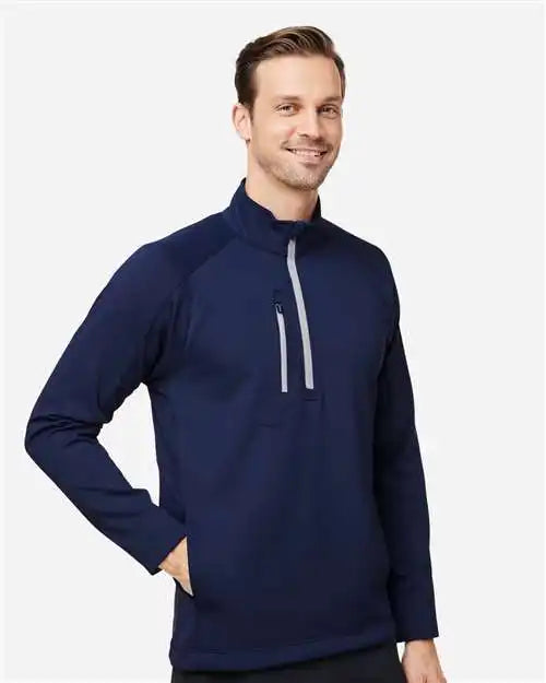 Zero Restriction L330 Quarter-zip Pullover - Navy Metallic Silver
