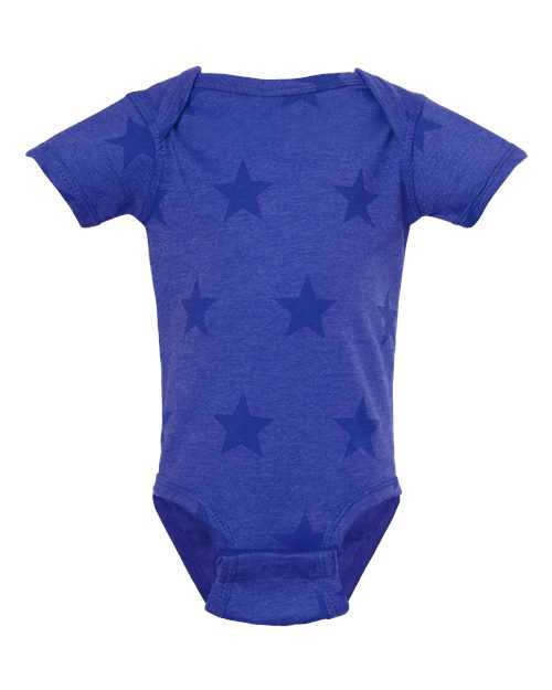Code Five 4329 Infant Star Print Bodysuit - Royal Star - HIT a Double - 1