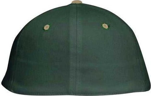 OTTO 11-018 Stretchable Deluxe Brushed Cotton Twill 6 Panel Low Profile Pro Style Cap - Khaki Dark Green - HIT a Double - 2