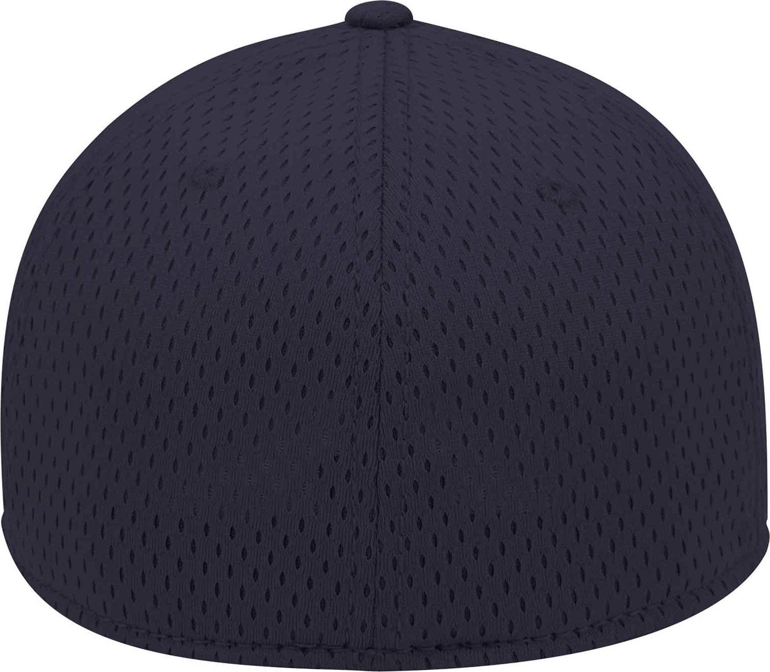 OTTO 11-1168 Stretchable Polyester Pro Mesh Flex 6 Panel Low Profile Baseball Cap - Navy - HIT a Double - 1