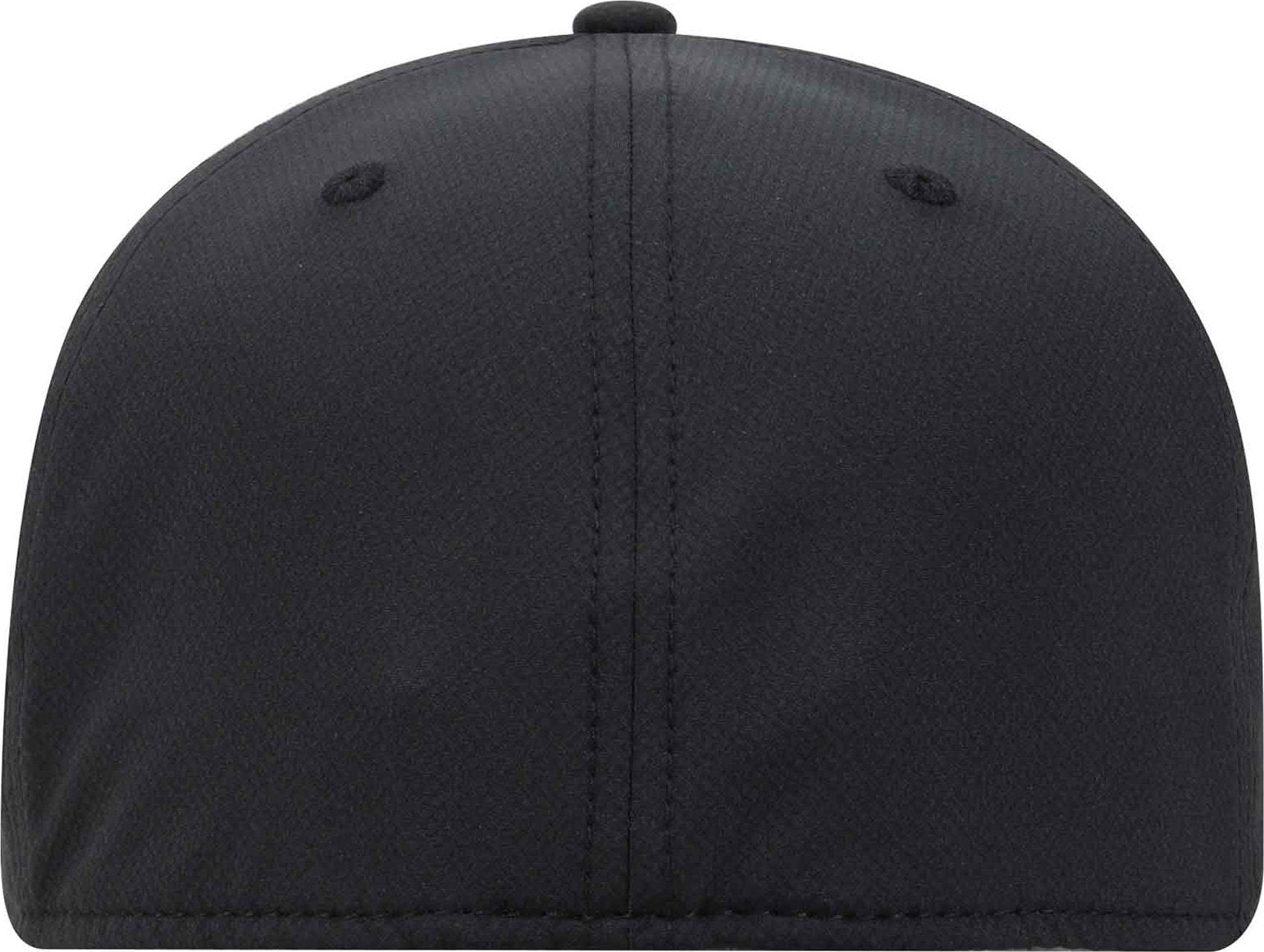 OTTO 11-1257 Flex 6 Panel Low Profile UPF 50+ Cool Comfort Performance Stretchable Knit Cap - Black - HIT a Double - 1