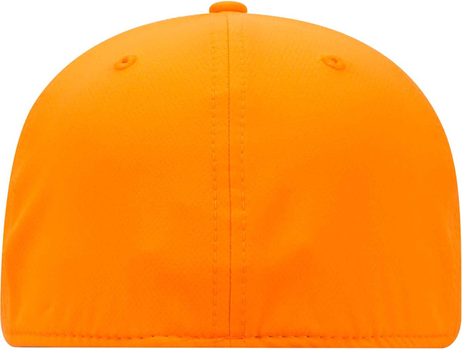 OTTO 11-1257 Flex 6 Panel Low Profile UPF 50+ Cool Comfort Performance Stretchable Knit Cap - Neon Orange - HIT a Double - 1