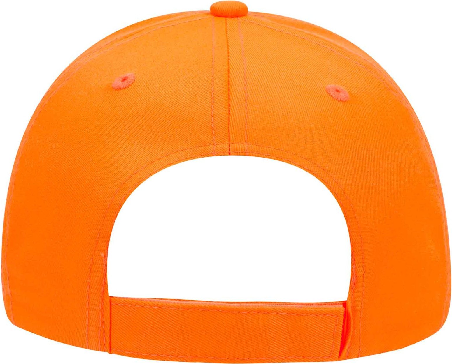 OTTO 114-813 Neon 6 Panel Low Profile Baseball Cap - Neon Orange - HIT a Double - 1