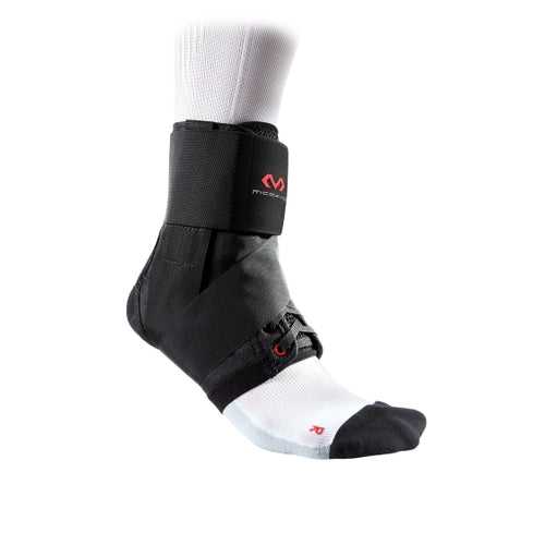 McDavid MD195 Ankle Brace with Straps Adult - Black - HIT a Double
