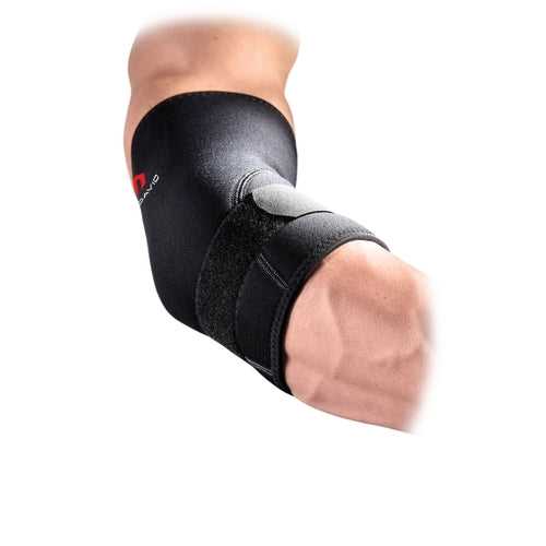 McDavid MD485 Elbow Support with Strap Adult - Black - HIT a Double