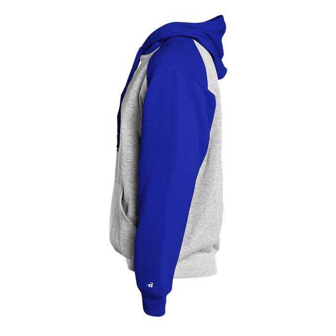 Badger Sport 1249 Athletic Fleece Sport Hoodie - Oxford Royal - HIT a Double - 1