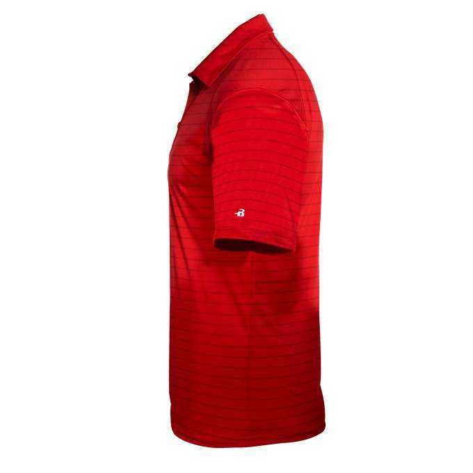 Badger Sport 4042 Ultimate Cross Tech Polo - Red - HIT a Double - 1