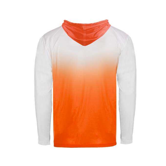 Badger Sport 2205 Ombre Youth Hoodie Tee - Orange Ombre - HIT a Double - 1