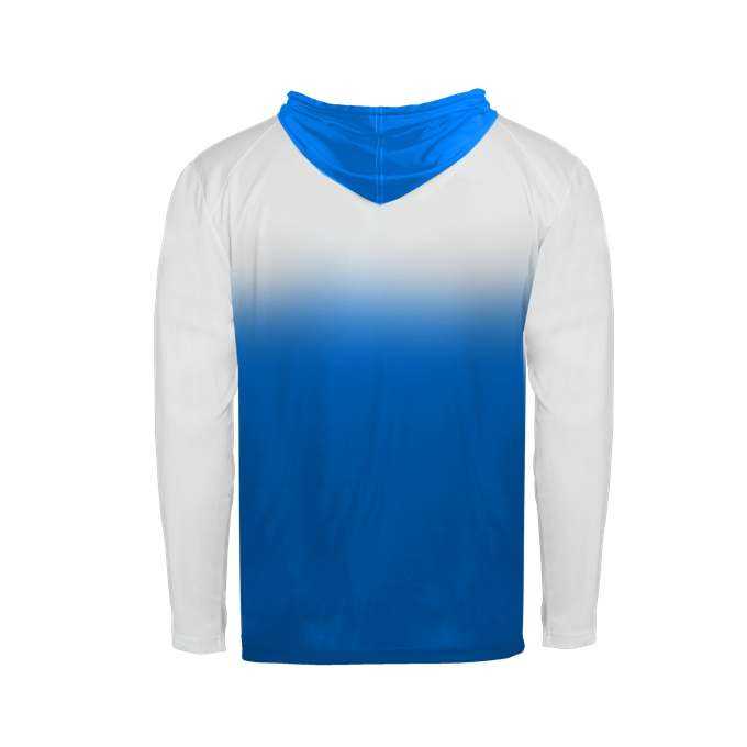 Badger Sport 4205 Ombre Hoodie Tee - Royal Ombre - HIT a Double - 1