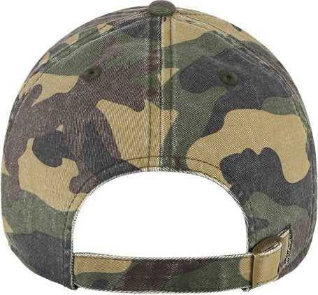 47 Brand 4700 Clean Up Cap - Camo Green - HIT a Double - 2