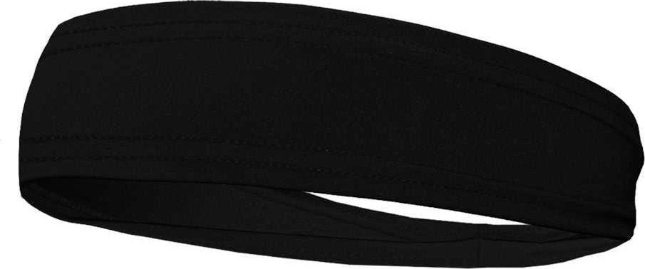 Badger Sport 0300 Head Band - Black - HIT a Double - 1