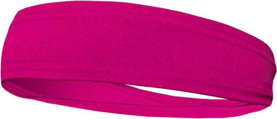 Badger Sport 0300 Head Band - Hot Pink - HIT a Double - 1