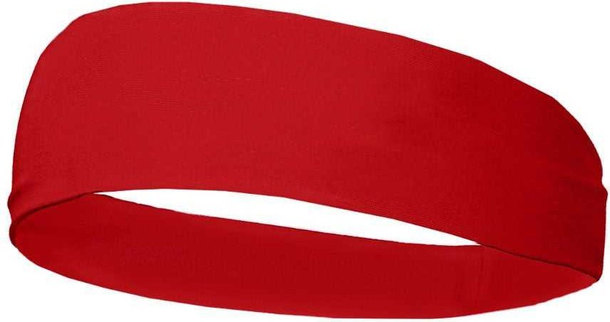 Badger Sport 0301 Wide Head Band - Red - HIT a Double - 1