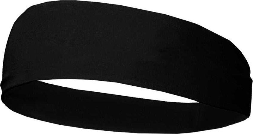 Badger Sport 0301 Wide Head Band - Black - HIT a Double - 1