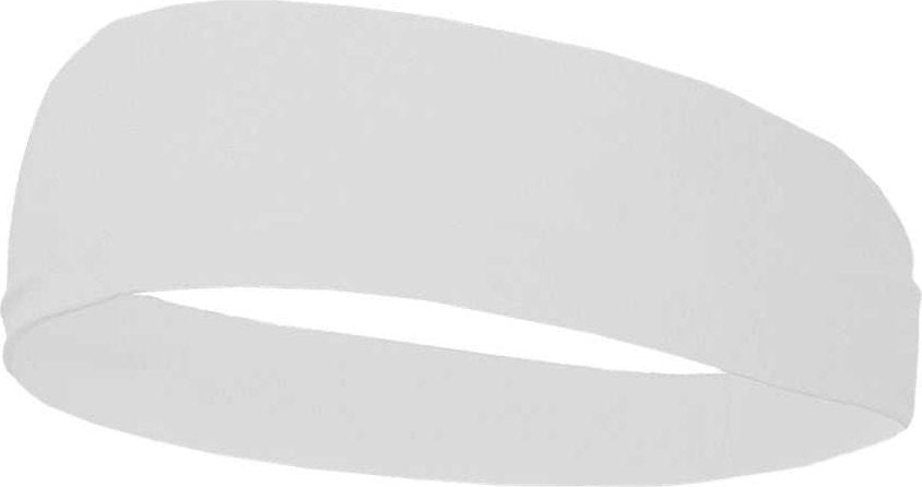 Badger Sport 0301 Wide Headband - White - HIT a Double - 1