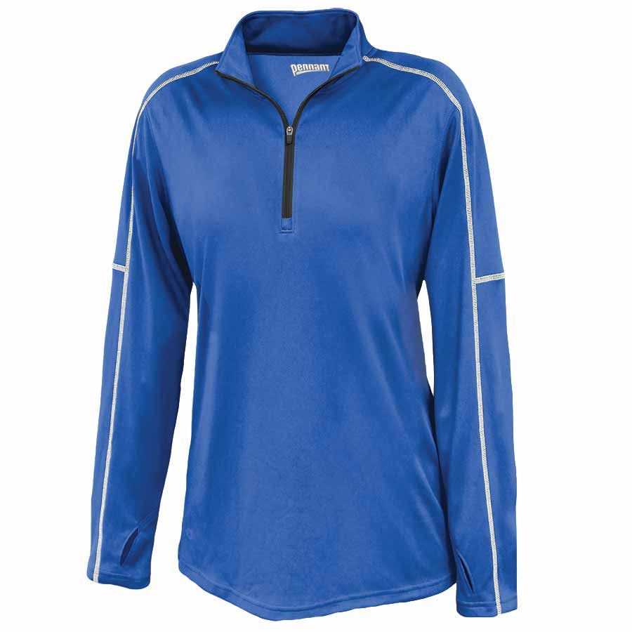 Pennant 5616 Women's Conquest 1/4 Zip - Royal - HIT a Double