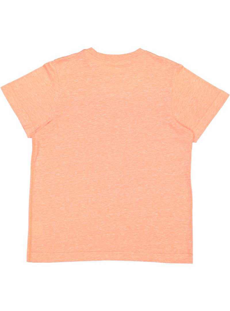 Lat 6191 Youth Harborside Melange T-Shirt - Papaya Melange - HIT a Double - 1