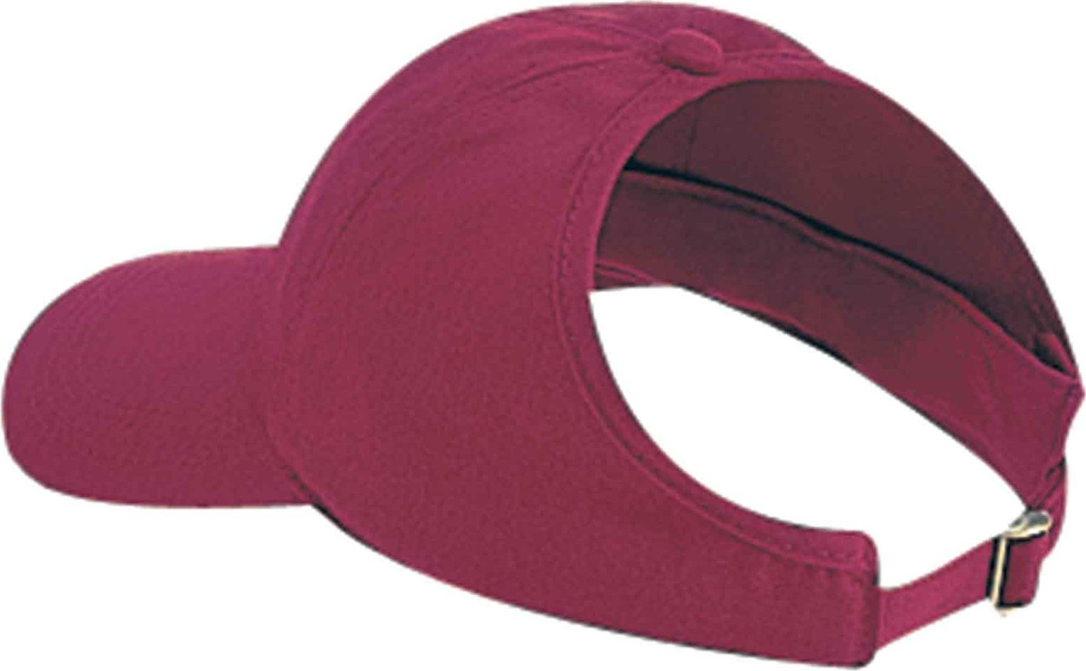 OTTO 69-358 4 Panel Ponytail Cap - Burgandy Maroon - HIT a Double - 1