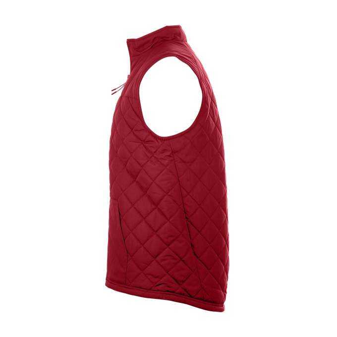 Badger Sport 7660 Quilted Vest - Red - HIT a Double - 2