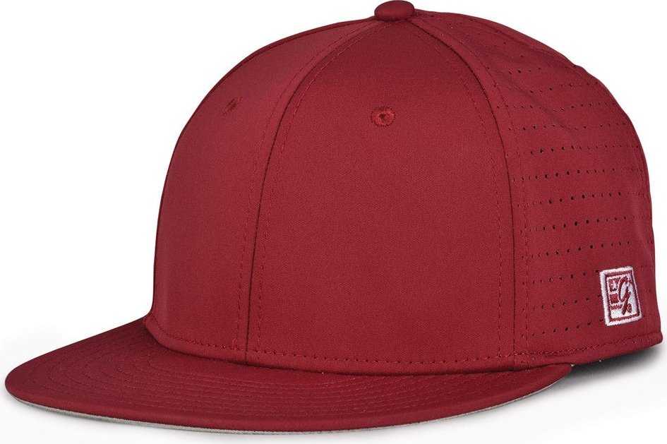 The Game GB998 Perforated GameChanger Cap - Cardinal - HIT A Double