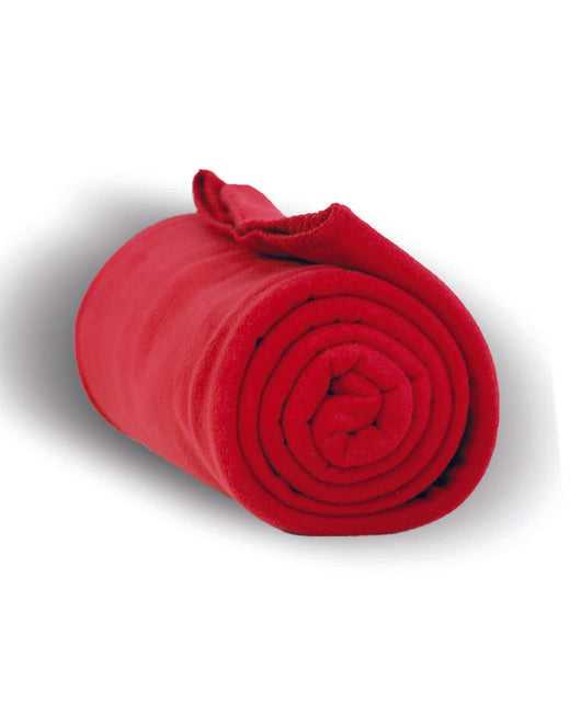 Alpine Fleece 8700 Fleece Throw Blanket - Red - HIT a Double