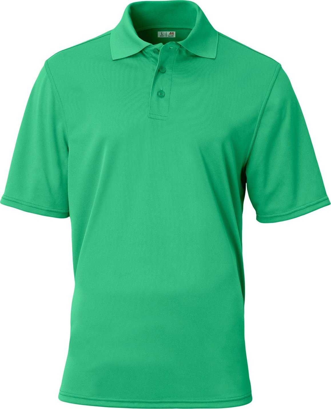 A4 N3040 Adult Essential Polo - KELLY - HIT a Double - 1
