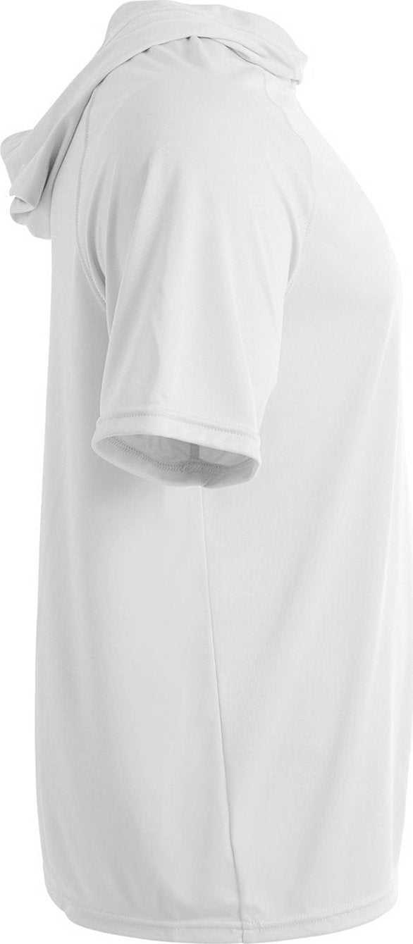 A4 NB3408 Youth Hooded T-Shirt - WHITE - HIT a Double - 2
