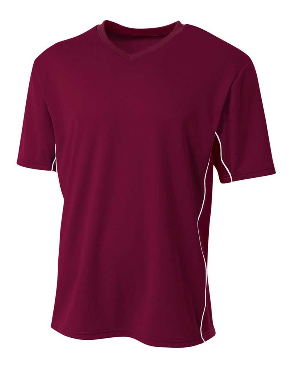 A4 N3018 Liga Soccer Jersey - Maroon - HIT a Double