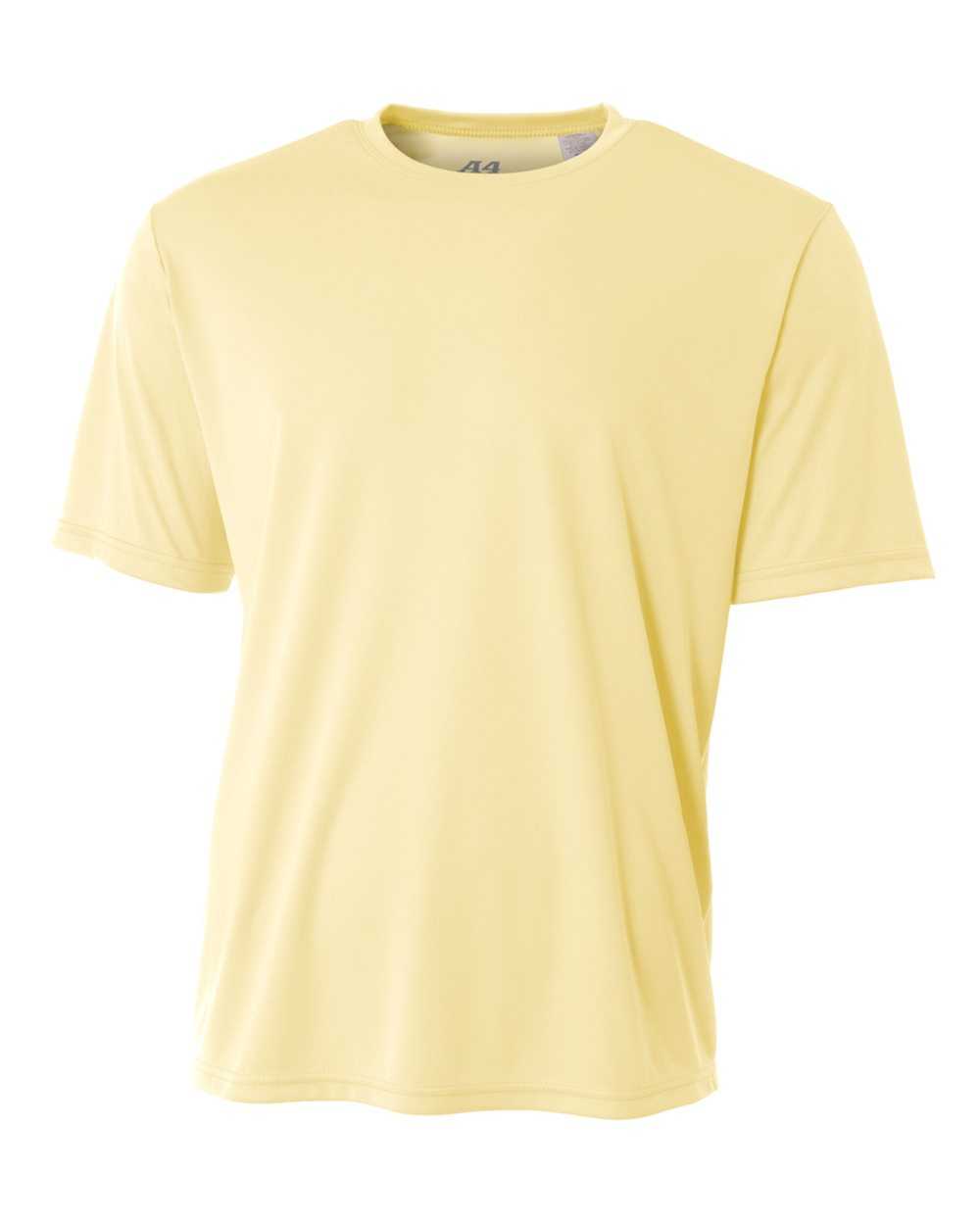 A4 N3142 Cooling Performance Crew - Light Yellow - HIT a Double