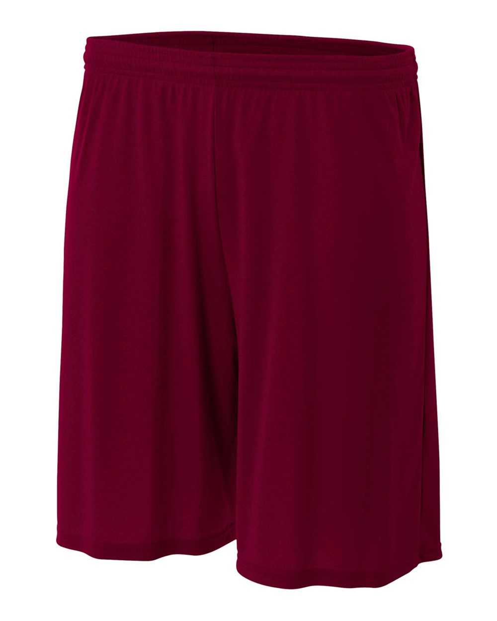 A4 N5244 7" Cooling Performance Short - Maroon - HIT a Double