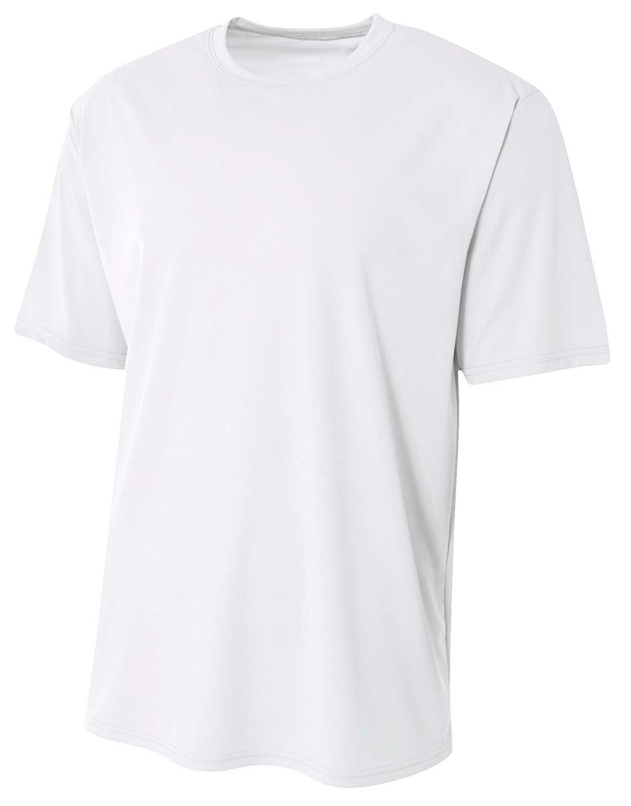 A4 NB3402 Sprint Short Sleeve Youth Tee - White - HIT a Double