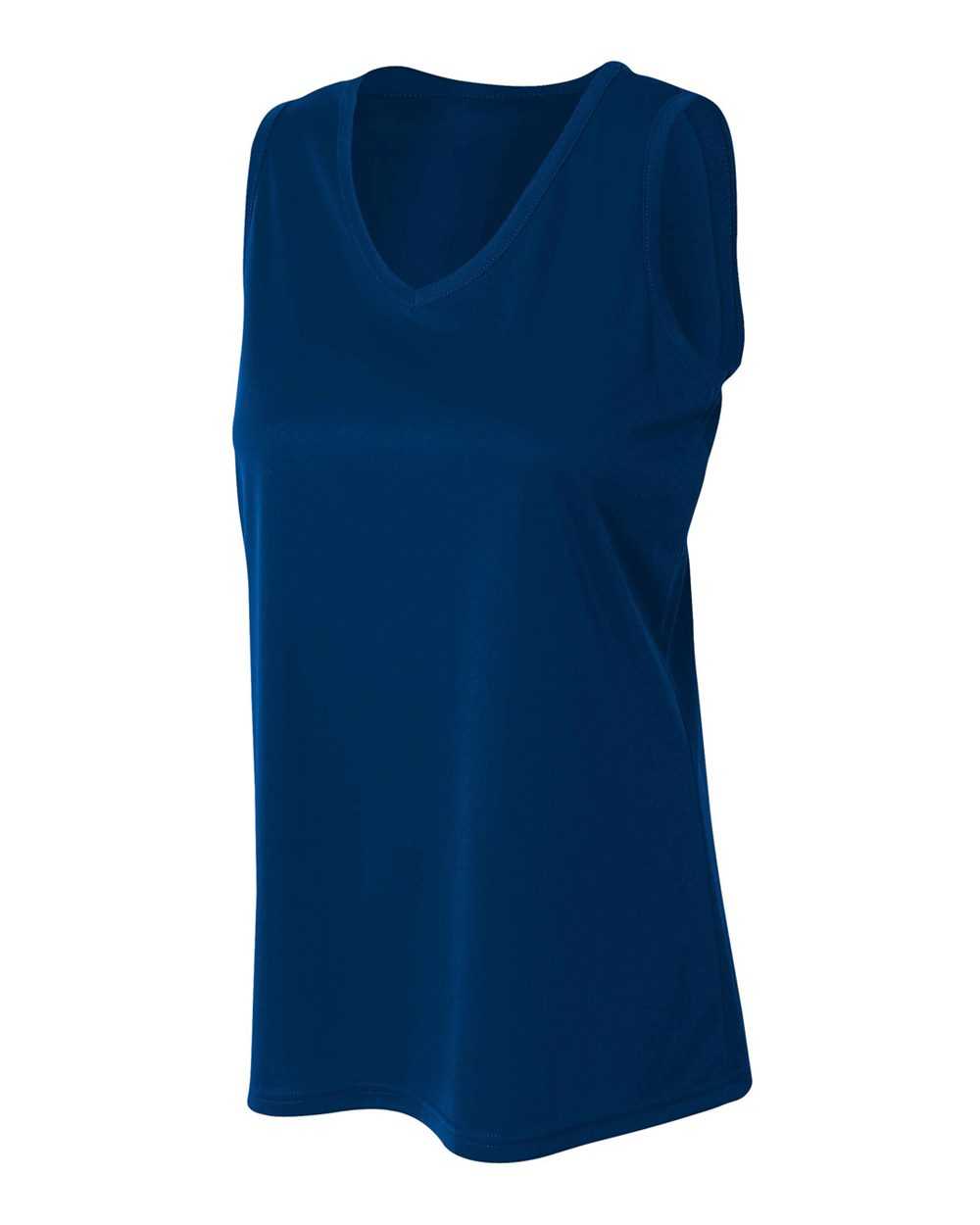 A4 NW2360 Women's Athletic Tank - Navy - HIT a Double
