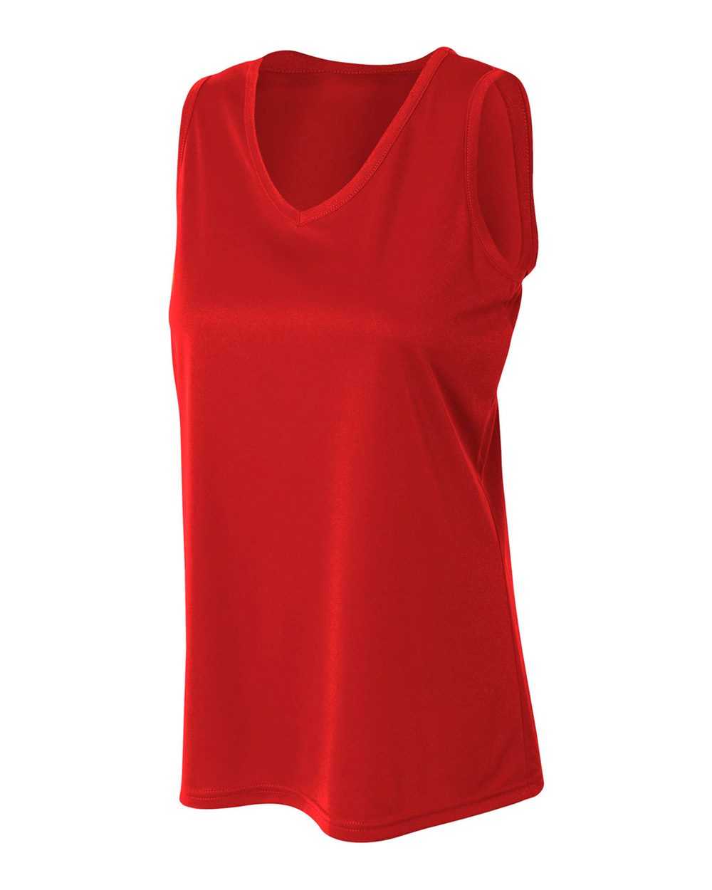 A4 NW2360 Women's Athletic Tank - Scarlet - HIT a Double
